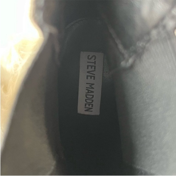 Steve Madden Subtle Grey Snake Print Heeled Boots Size 8 - Picture 9 of 12